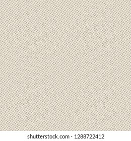 Old canvas texture. Beige textured background. Rough surface. Sackcloth. Vector illustration.