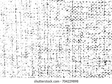 Old canvas texture. Monochrome vector background. Grunge overlay illustration for retro design.