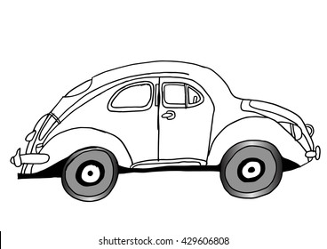 Old car doodle