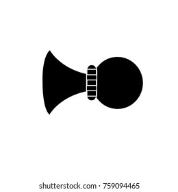 Old car horn icon vector illustration graphic design