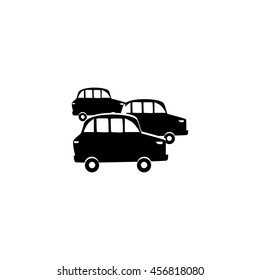 Old car icon, vector