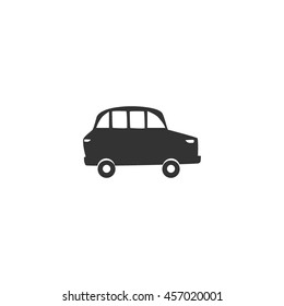 Old car icon, vector