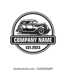 old car logo , automotive logo vector