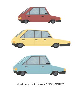 old Car vector art drawing