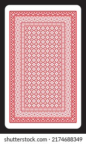 Old card background in red