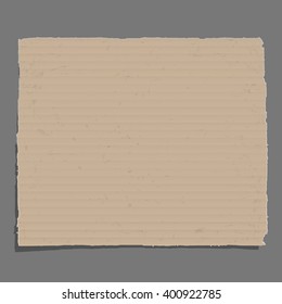 Old cardboard. Vector EPS10