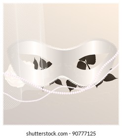 old carnival mask