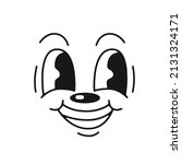 old cartoon mascot character elements. different clipart, faces, limbs. character creator for vintage retro logos and branding. isolated vector illustrations