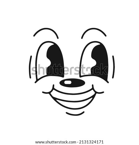 old cartoon mascot character elements. different clipart, faces, limbs. character creator for vintage retro logos and branding. isolated vector illustrations