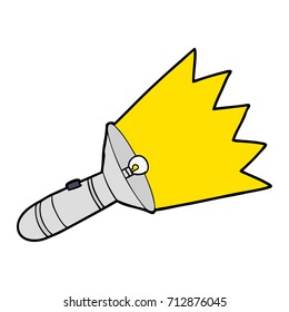 old cartoon torch