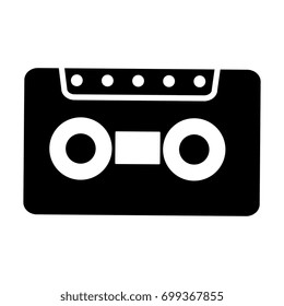 old cassette isolated icon