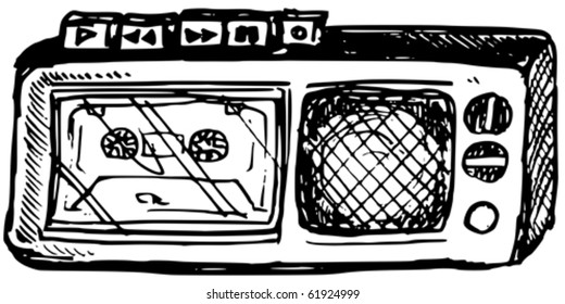 Old cassette Recorder