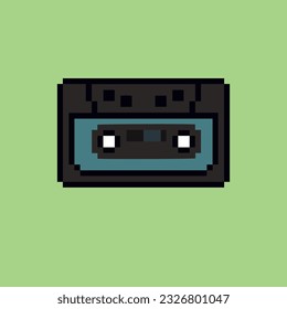 OLD CASSETTE TAPE PIXEL ART