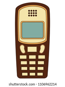 old cellphone retro style
