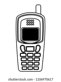 old cellphone retro style
