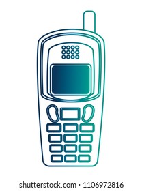 old cellphone retro style