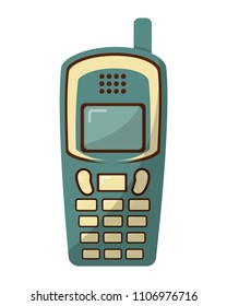 old cellphone retro style