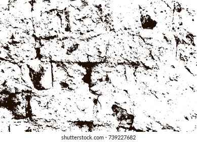Old cement plaster brick wall texture. Grunge background.