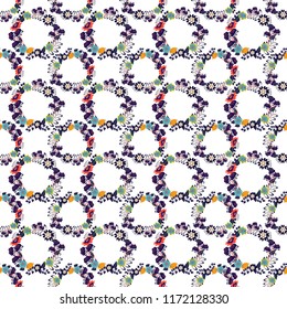Old ceramic tile wall seamless pattern texture. Colorful ethnic patterned background in yellow, brown and beige colors. Arabesque vector ornament.