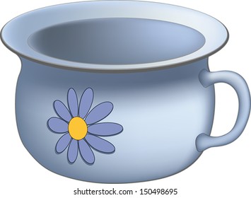 Vieja olla de cámara