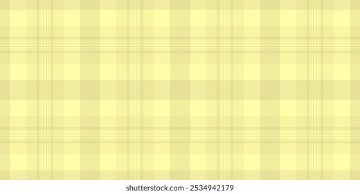 Tecido têxtil do cheque velho, tecido de tartan da variedade. O plano de fundo do menu é um padrão de vetor sem costura na paleta de cores amarelas.