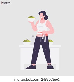 A Old chief Lady outline icon related to analysis, infographic, analytics. Editable stroke. Vector illustration. 
