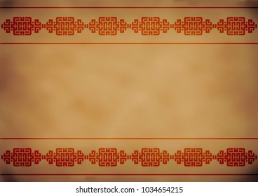 Old Chinese ornament, pattern