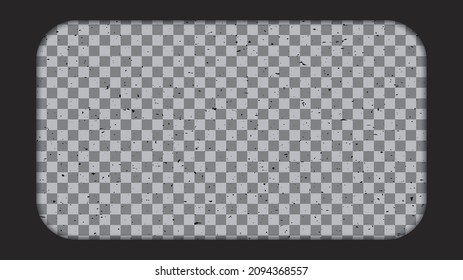 Old cinematic frame on a transparent background Video Camera roll Vector illustration EPS 10