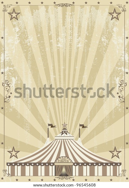 Old Circus Grunge Background Old Circus Stock Vector (Royalty Free