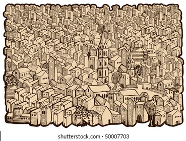 Old city map