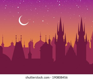 old city - night
