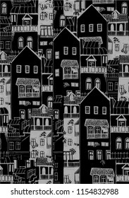 
old city seamless vector