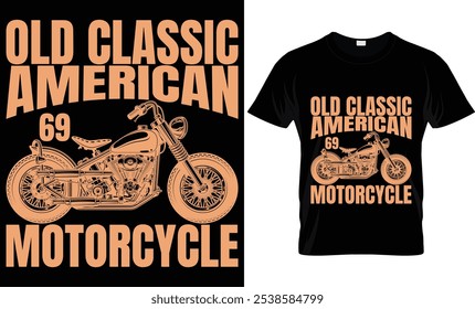 OLD CLASSIC AMERICAN 69 MOTORCYCLE 