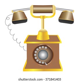 old classic telephone