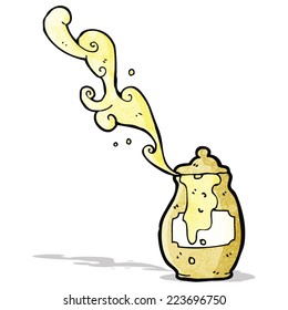 old clay honeypot cartoon