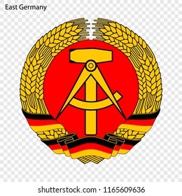 Old coat of arms East Germany