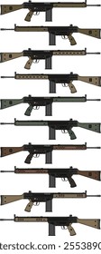 Old Cold War Classic German Assault Rifle