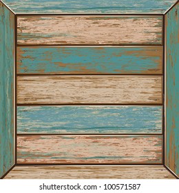 Old color wooden texture background. vector illustrator