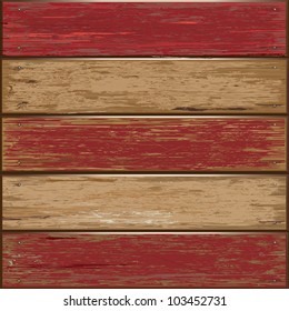 Old color wooden texture background. vector illustrator