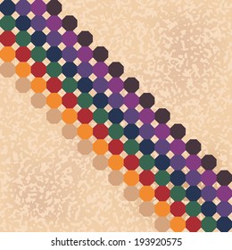 Old colorful background with spots