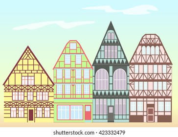 Old colorful building in Germany