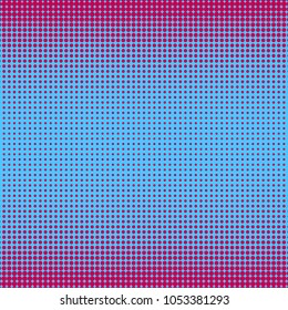 Old comic bright colored background with halftone gradient in pop art retro style.