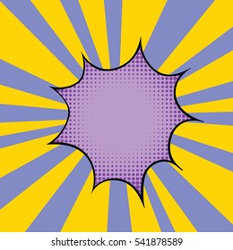 Old comic yellow green background with halftone gradient in pop art retro style.