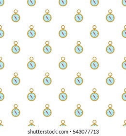 Old compass pattern. Cartoon illustration of old compass vector pattern for web