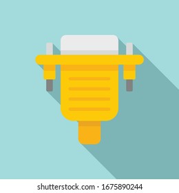 Old computer adapter icon. Flat illustration of old computer adapter vector icon for web design