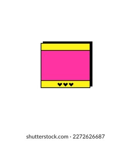 Old computer browser in 90s vaporwave style with layout screen elements frame pages banners icons dividers and buttons garish vector ui templates. Retrowave pc desktop with message boxes and popup use
