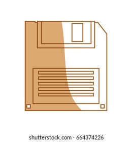 Old computer diskette