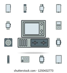 old computer icon. Devices icons universal set for web and mobile