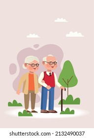 old couple in the camp characters