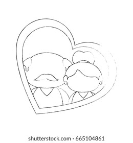 old couple in love